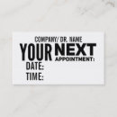 Search for generic appointment cards Business
