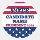 Recherche de candidat autocollants Élections