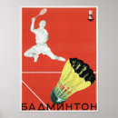 Recherche de badminton posters Vintage