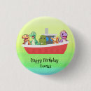 Recherche de dinosaure drôle badges Anniversaire