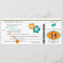 Recherche de hawaï mariage invitations Palmier