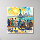 Search for new york skyline canvas prints Statue of liberty