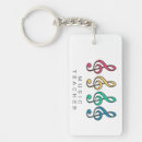 Search for treble clef keychains Music teacher