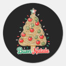 Recherche de noël italien autocollants Drôle