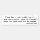 Search for artist bumper stickers Inspirational
