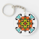 Search for symmetry rounded keychains Mandala