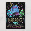 Search for purple and lime green invitations Neon