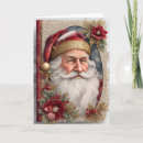 Search for father christmas cards Vintage