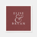 Search for burgundy napkins Party