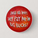 Search for funny employee buttons Sarcastic