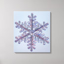 Search for snowflakes canvas prints Blue