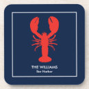 Search for red lobster coasters Maine