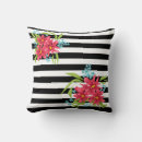 Search for black and white stripes pillows Seamless