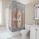 Search for silver glitter bathroom accessories Monogrammed