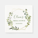 Recherche de bridal shower napkins Verdure