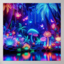 Search for bioluminescence posters Mushrooms