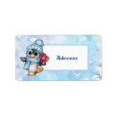 Search for cute penguin return address labels Winter