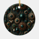Search for emerald ornaments Vintage