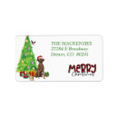 Search for chocolate lab return address labels Pet