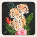Recherche de jungle dessous de verres Portraits d'animaux