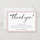 Search for pink black wedding thank you cards Modern