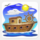 Search for cartoon boat stickers Sea