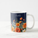 Search for navy blue flowers mugs Floral