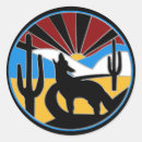 Search for coyotes stickers Nature