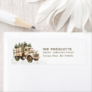 Search for nostalgic return address labels Old fashioned christmas