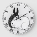 Recherche de le lapin blanc horloges Animal