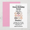 Recherche de doughnut invitations Coloré