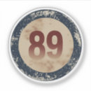 Search for vintage distressed stickers Typography