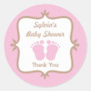 Search for pink frame stickers Baby shower