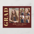 Search for gold party postcards Red and gold
