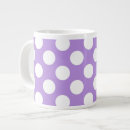 Search for purple polka dots mugs Pattern of dots