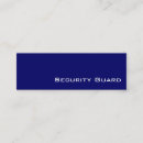 Search for security guard business cards Professional