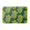 Search for green leaves bath mats Cute