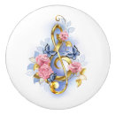 Recherche de papillon rose boutons et poignées de porte Fleur