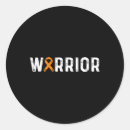 Search for orange ribbon stickers Warrior