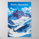 Search for vintage rocky mountains posters Hiking