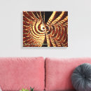 Search for black white tiger canvas prints Orange