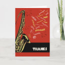 Search for saxophone cards Jazz