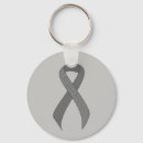 Search for grey ribbon keychains Awareness