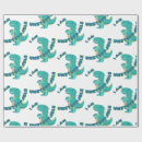 Search for t rex wrapping paper Cute