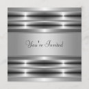 Search for man 20th birthday invitations Black