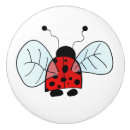 Recherche de coccinelle rouge boutons et poignées de porte Insecte