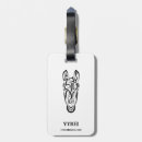 Search for horse luggage tags Black and white