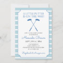Recherche de petit putter baby shower invitations Baby boy