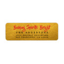 Search for baking cookies return address labels Merry christmas