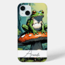 Search for frog cartoon iphone cases Mushroom